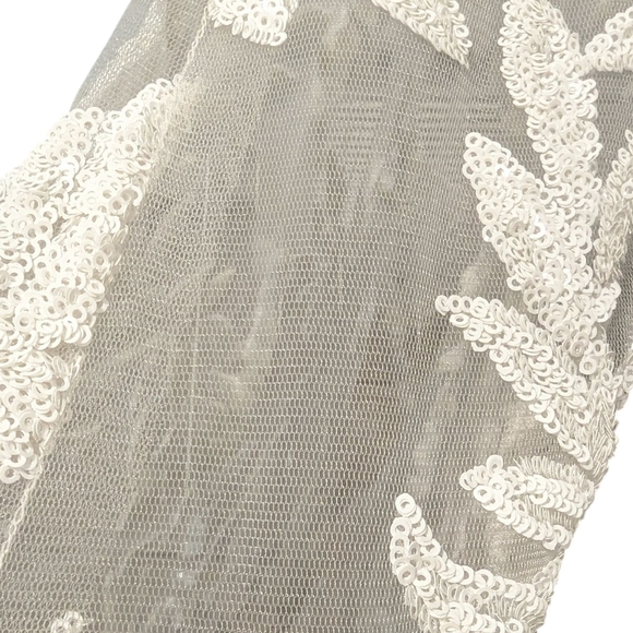 Nadine Merabi White Stella Gown Size S/4 - Picture 8 of 17